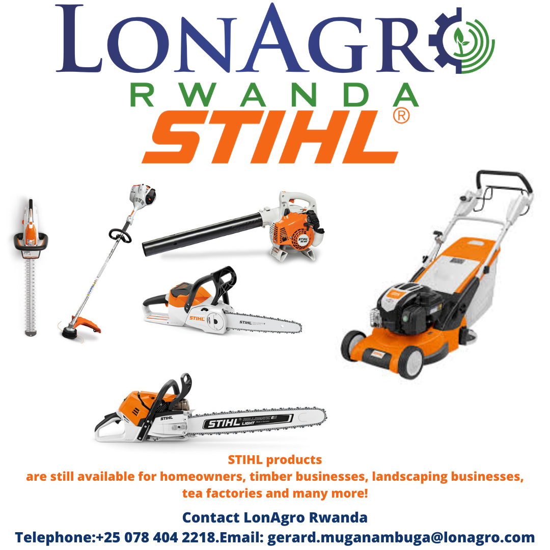 LonAgro Rwanda STIHL products are still available