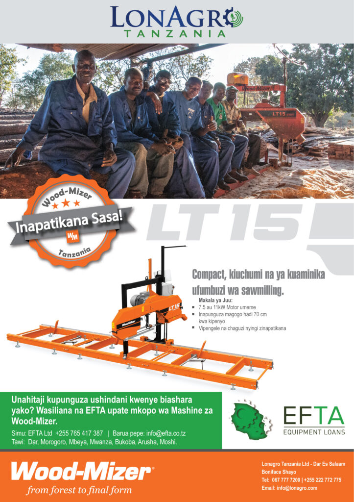 Wood-Mizer_LonAgro Tanzania_EFTA_Equipment_Loans